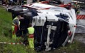 VU Gefahrgut LKW umgestuerzt A 4 Rich Koeln Hoehe AS Gummersbach P303